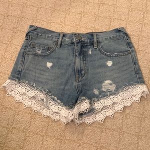 Free people Jean shorts size 24